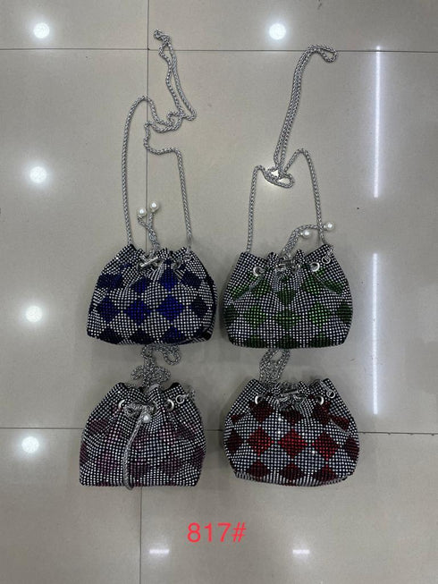 Luxury Rhinestone Pouch Crossbody Bags
